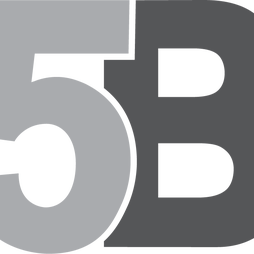 5B Logo 2021 - Grayscale